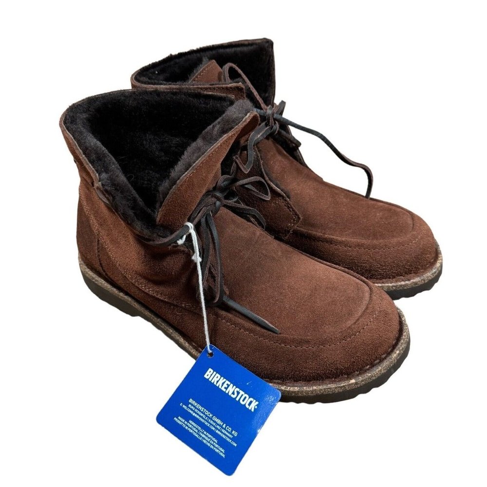 Birkenstock Women's Brown Suede Boots